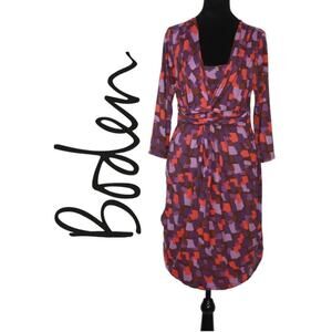 Boden Colorful Dress Size UK 18R  US 14R